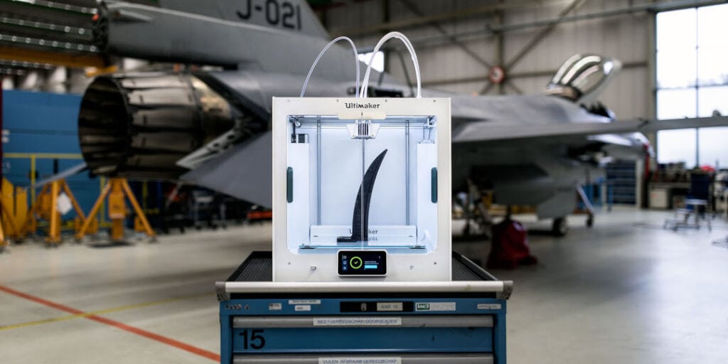 Nizozemské královské letectvo si začalo tisknout vlastní nástroje na 3D tiskárnách Ultimaker
