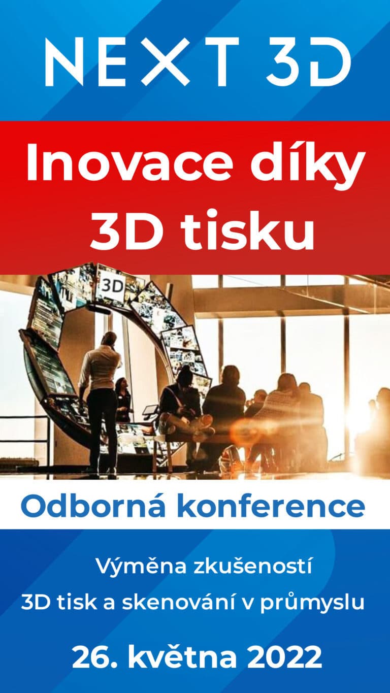 Next 3D: Inovace díky 3D tisku