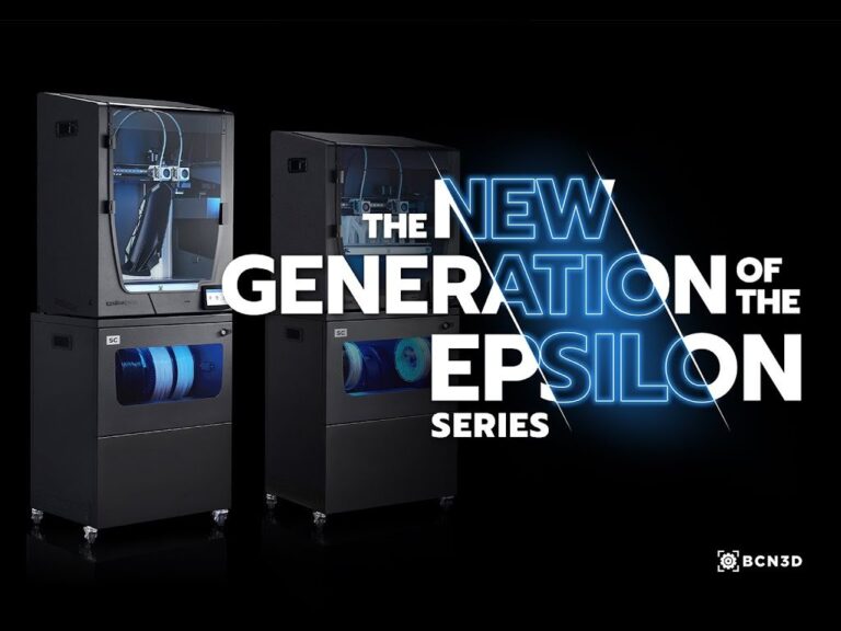 Představujeme novou generaci 3D tiskáren BCN3D Epsilon