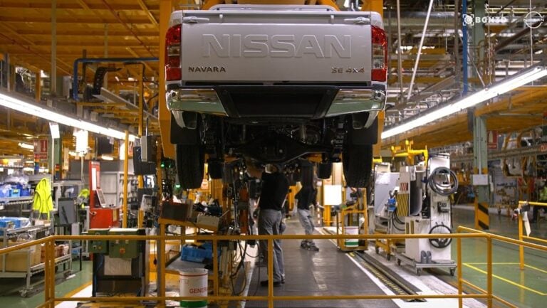 výrobní linka automobilů Nissan