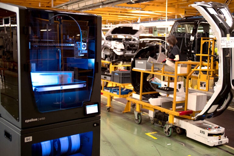 3D tisková farma BCN3D v továrně Nissan